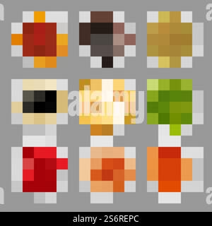Set sauces. Liquid syrup in round bowls top view mustard tomato ketchup wasabi mayonnaise chili decent vector illustrations realistic set. Ketchup and mayonnaise sauce, seasoning mayo or yogurt. Set sauces. Liquid syrup in round bowls top view mustard tomato ketchup wasabi mayonnaise chili decent vector illustrations realistic set Stock Vector