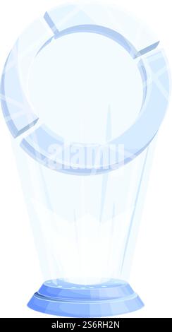 Hologram Technology Icon Cartoon Vector Digital Interface Virtual