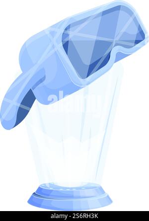 Virtual reality hologram icon cartoon vector. Vr technology. Digital game. Virtual reality hologram icon cartoon vector. Vr technology Stock Vector