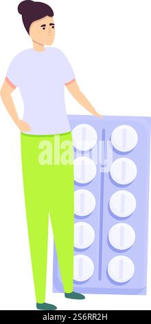 Antidepressant pills icon cartoon vector. Drug tablet. Medication dose. Antidepressant pills icon cartoon vector. Drug tablet Stock Vector