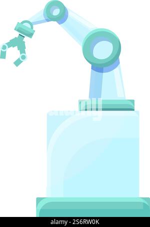 Lab research robot icon cartoon vector. Medical laboratory. Science research. Lab research robot icon cartoon vector. Medical laboratory Stock Vector