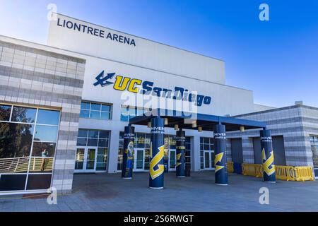 La Jolla, CA - January 10, 2025: Liontree Arena on the campus of ...
