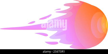 Gun flash flame icon cartoon vector. Shot effect. Bullet blast. Gun flash flame icon cartoon vector. Shot effect Stock Vector