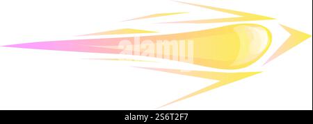 Shot effect icon cartoon vector. Gun flash. Fire weapon. Shot effect icon cartoon vector. Gun flash Stock Vector