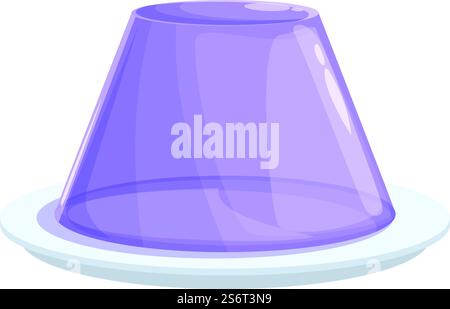 Jelly cake icon cartoon vector. Candy sweet. Fruit jelly. Jelly cake icon cartoon vector. Candy sweet Stock Vector