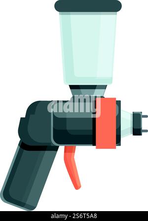 Paint sprayer icon cartoon vector. Spray gun. Air painter Stock Vector ...