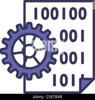 App Development Icon. Editable Bold Outline With Color Fill Design. Vector Illustration. Stock Vector