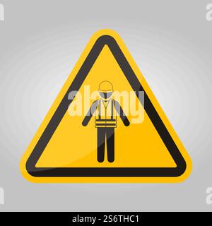 Symbol Wear Life Jacket Isolate On White Background Stock Vector