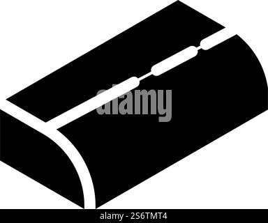 construction material facing brick glyph icon vector illustration Stock ...