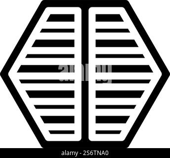 Ventilation system black glyph icon Stock Vector Image & Art - Alamy