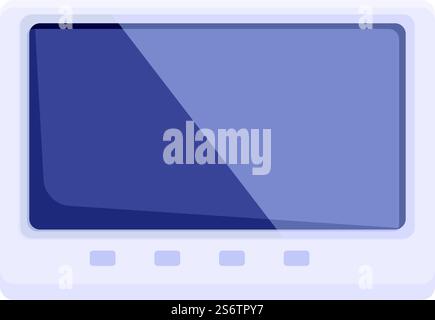 Intercom building icon cartoon vector. Door system. Alarm access. Intercom building icon cartoon vector. Door system Stock Vector