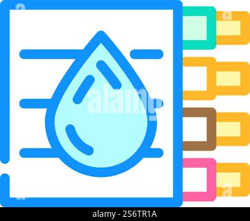 cables for submersed pumps color icon vector illustration Stock Vector ...