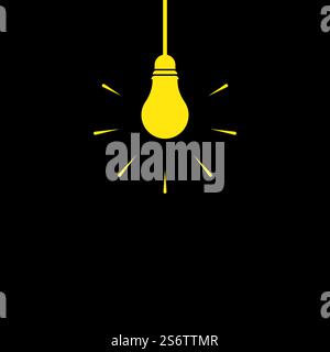 Bulb technology ilustration logo vector design Stock Vector