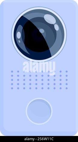 Smart wireless doorbell with speaker Stock Vector Image & Art - Alamy