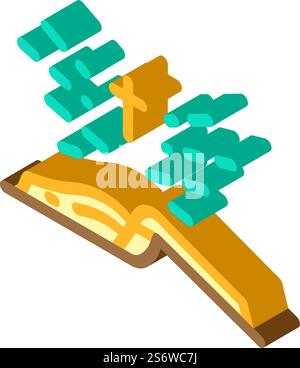 bible holy book isometric icon vector. bible holy book sign. isolated symbol illustration. bible holy book isometric icon vector illustration Stock Vector
