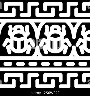 pharaoh egypt king glyph icon vector illustration Stock Vector Image ...