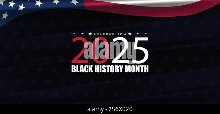 Celebrating Black History Month 2025 Stock Vector