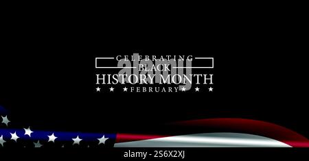 Celebrating Black History Month 2025 Stock Vector