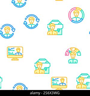 Hr Human Resources Seamless Pattern Vector Stock Vector Image & Art - Alamy