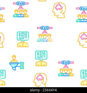 HR Human Resources Seamless Pattern Vector Stock Vector Image & Art - Alamy