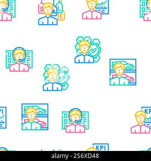 Tax season pattern seamless vector repeat geometric for any web design ...