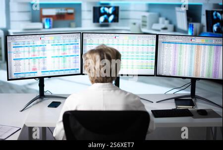 Medical Coding Bill And Billing Codes Spreadsheets Stock Photo
