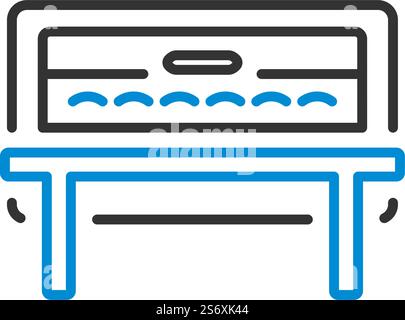 Chafing Dish Icon. Editable Bold Outline With Color Fill Design. Vector Illustration. Stock Vector