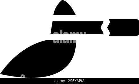 visor hat glyph icon vector. visor hat sign. isolated symbol illustration. visor hat glyph icon vector illustration Stock Vector