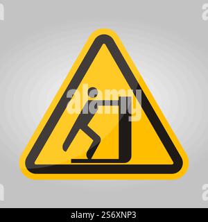 Symbol No Reaching label Stock Vector