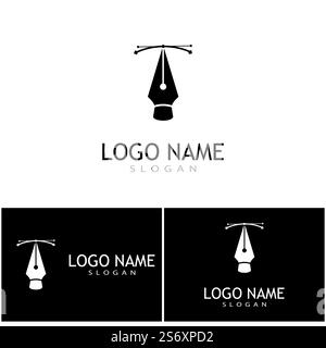 Pentool icon flat design vector illustration symbol Stock Vector