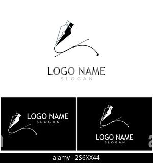 Pentool icon flat design vector illustration symbol Stock Vector