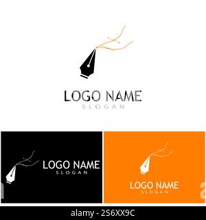 Pentool icon flat design vector illustration symbol Stock Vector