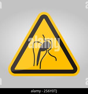 No Access For People With Metallic Implants Stock Vector
