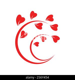 Beauty Love Vector icon illustration design Template Stock Vector