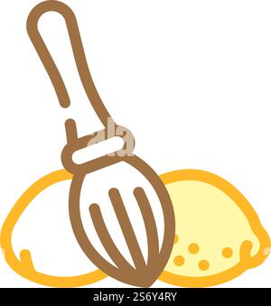 manual lemon squeezer color icon vector. manual lemon squeezer sign. isolated symbol illustration. manual lemon squeezer color icon vector illustration Stock Vector
