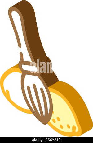 manual lemon squeezer isometric icon vector. manual lemon squeezer sign. isolated symbol illustration. manual lemon squeezer isometric icon vector illustration Stock Vector