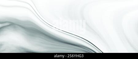 elegant gray fluid white marble pattern texture Stock Vector