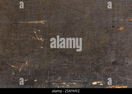 Lid of an old black suitcase. Vintage background photo texture Stock Photo