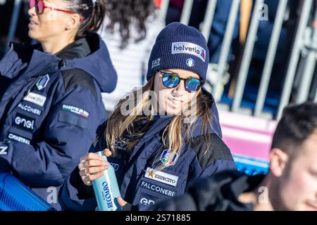 Bassino Marta ITA during AUDI FIS Ski World Cup SuperG Women, Alpine Ski race in La Thuile