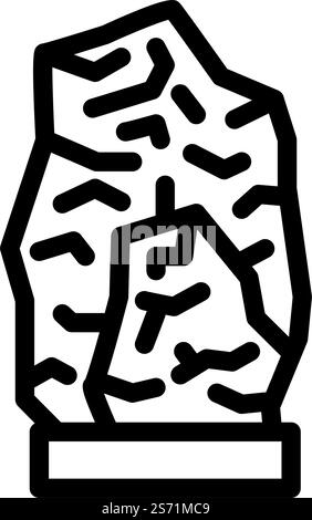 Cave icon vector. Isolated contour symbol illustration Stock Vector ...