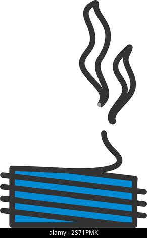 Solder Wire Icon. Editable Bold Outline With Color Fill Design. Vector Illustration. Stock Vector