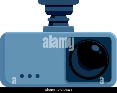 Dvr device icon cartoon vector. Video recorder. Car digital. Dvr device icon cartoon vector. Video recorder Stock Vector