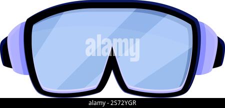 Rider glasses icon cartoon vector. Biker helmet. Safety biker Stock ...