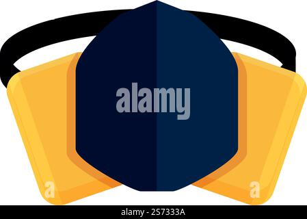 Miner gas mask icon cartoon vector. Gold mine. Tool coin. Miner gas mask icon cartoon vector. Gold mine Stock Vector