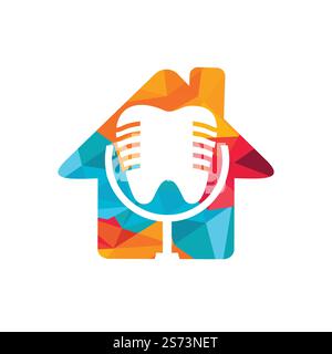 Dental podcast vector logo design template. Stock Vector
