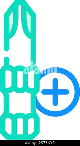 phillips head screwdriver bit color icon vector illustration Stock ...