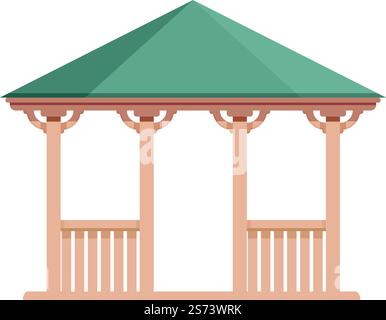 City pergola icon cartoon vector. Wedding house. Home nature Stock ...