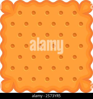 Biscuit icon cartoon vector. Cookie food. Snack sugar. Biscuit icon cartoon vector. Cookie food Stock Vector