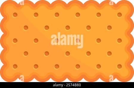 Biscuit icon cartoon vector. Cookie food. Snack sugar. Biscuit icon cartoon vector. Cookie food Stock Vector