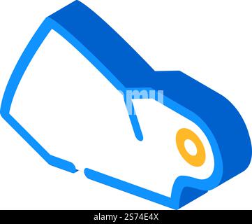 face shield motorcycle isometric icon vector. face shield motorcycle sign. isolated symbol illustration. face shield motorcycle isometric icon vector illustration Stock Vector
